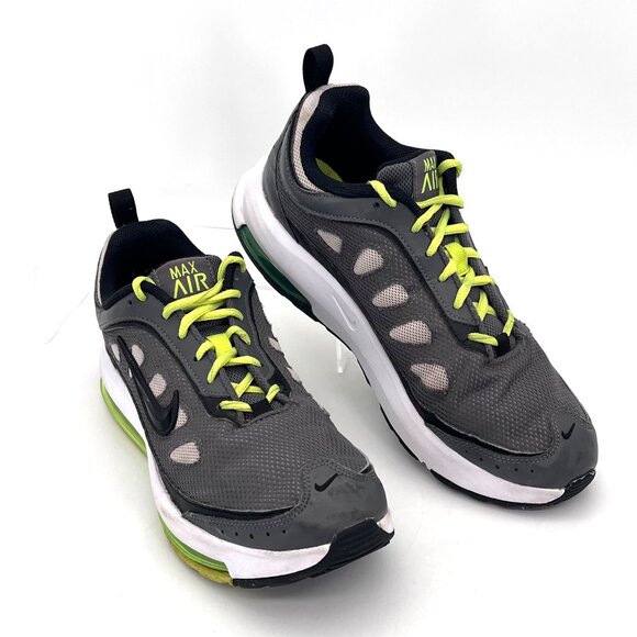 Nike Other - Nike Air Max Running Shoes Mens Size 8.5 Gray & Neon Green Jogging Workout